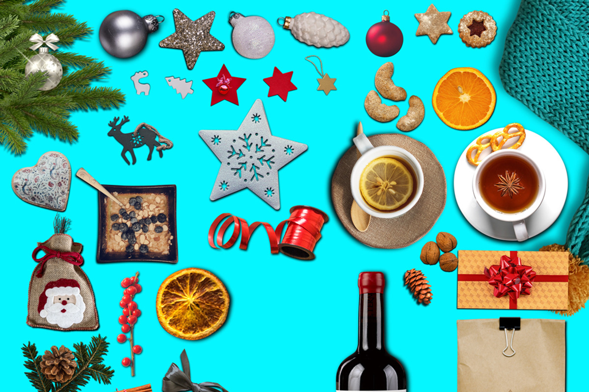 Christmas Scene Creator #3, an Apparel Mockup by relineo.mock-ups (Photo 3 of 14)