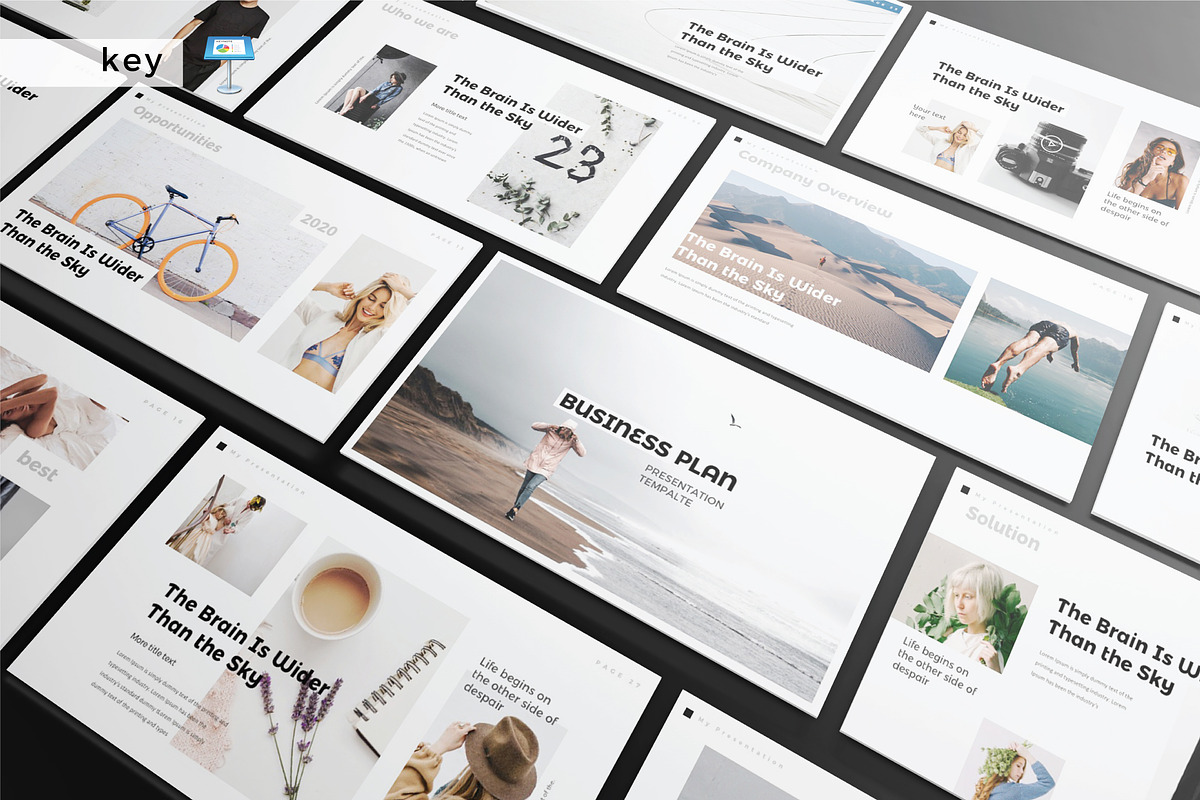 BUSINESS PLAN - Keynote Template, a Presentation Template by Shafura
