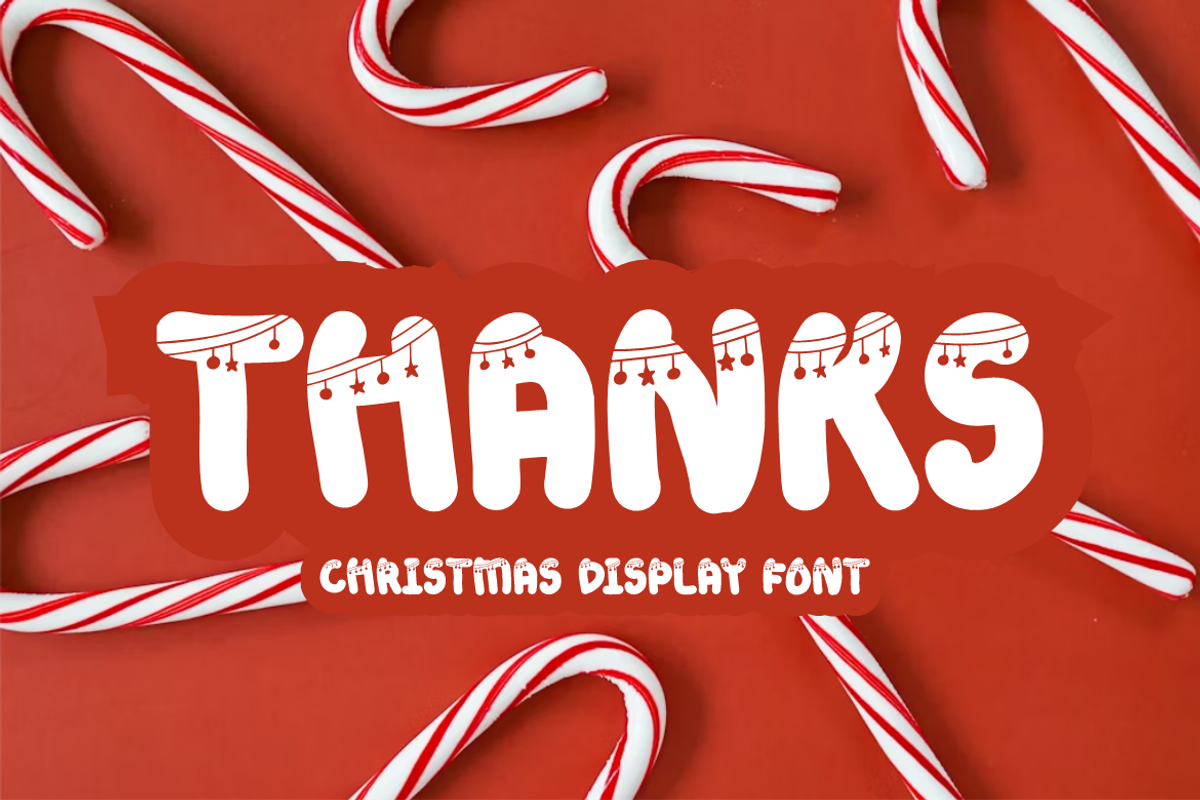 Santa Candy - Christmas Font, a Sans Serif Font by Iqsiart Studio (Photo 7 of 7)
