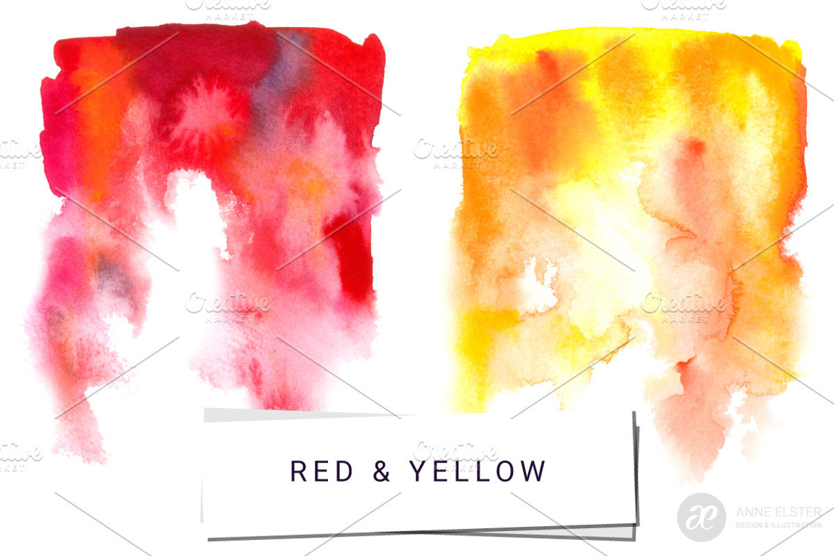 4 Watercolor Washes - Leningrad, a Texture Graphic by Anne Elster Design (Photo 2 of 6)