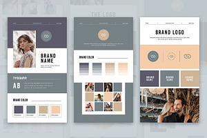 Brand Sheets Layout, an UI Kit Template by CreativeShaper