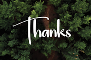 Woodland | Script Font, a Script Font by Scratchones (Thumbnail 6 of 8)