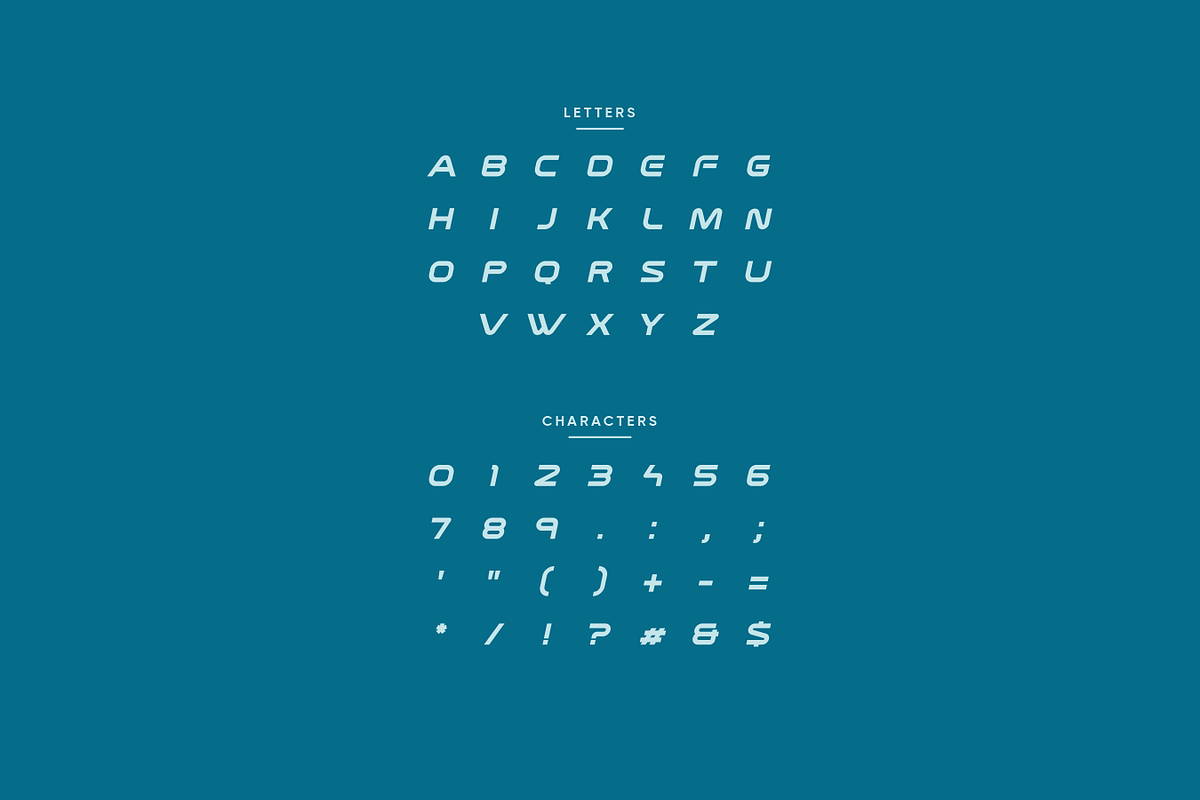 Esorise - Modern Sport Typeface, a Font by Letterna (Photo 3 of 4)