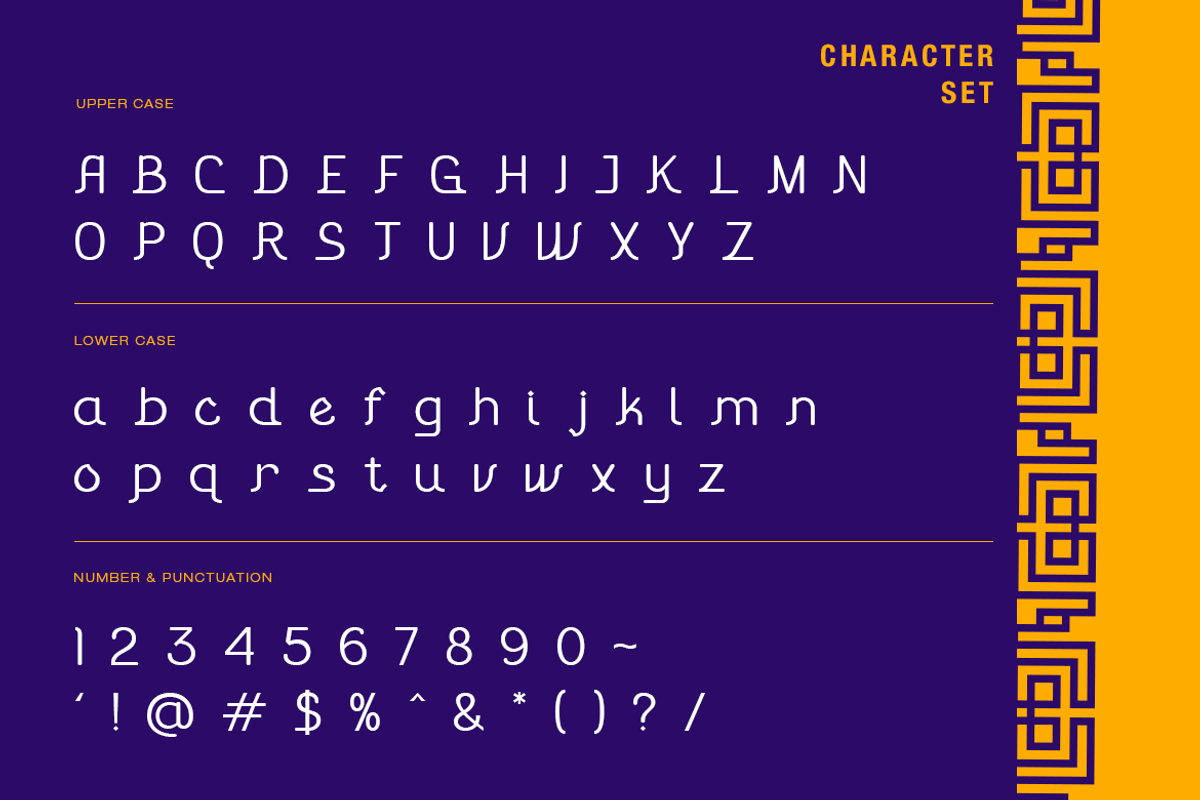 Bayakub Creative Display Font, a Sans Serif Font by Vadovastd (Photo 2 of 6)
