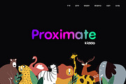 Proximate Kiddo - Display Font, a Font by Webhance Studio (Thumbnail 1 of 8)