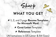 Modern Teacher Resume Template Word, a Resume Template by SharpResumeFoundry (Thumbnail 6 of 6)