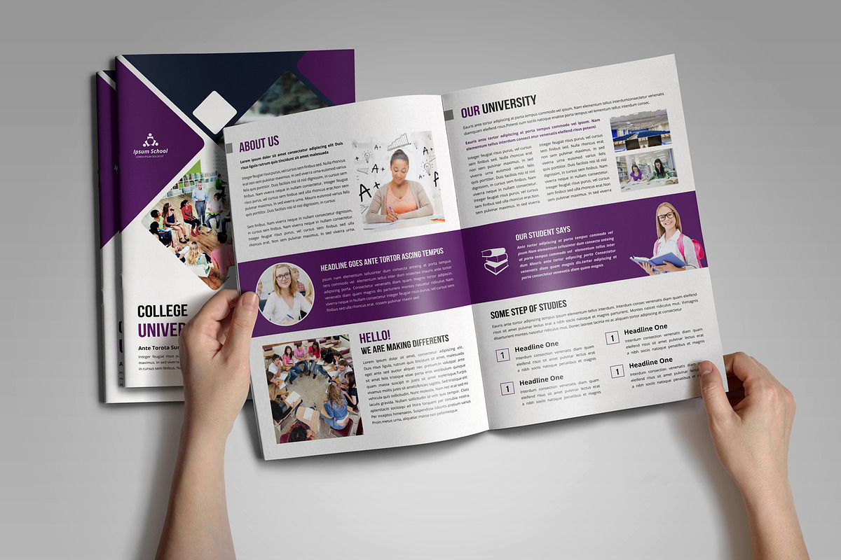Education Brochure Template V1, a Brochure Template by JanySultana (Photo 9 of 10)