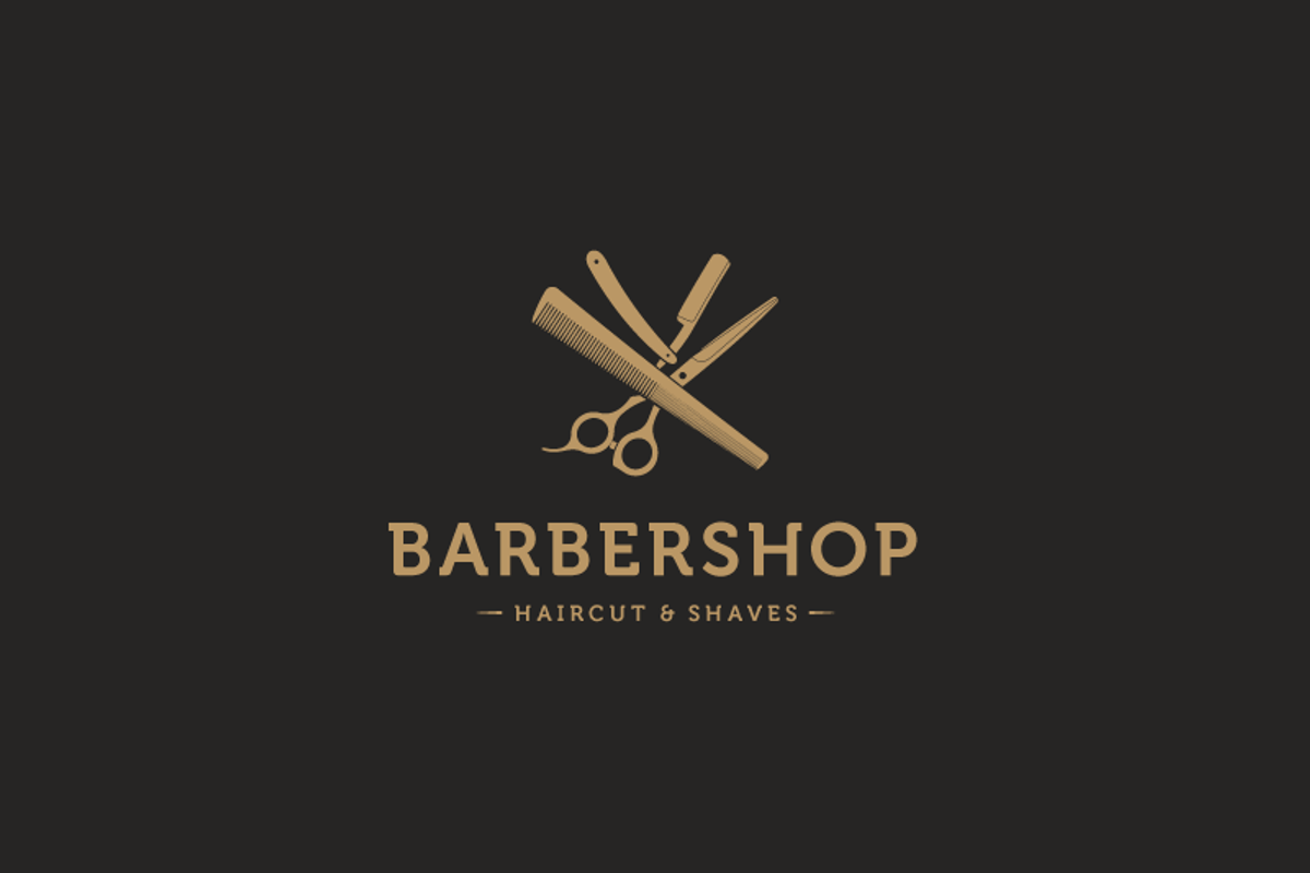 Barbershop logo, a Branding & Logo Template by Vitalliy (Photo 2 of 2)
