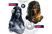 Creatures of Folklore Clipart Set, a Person Illustration by ThatsDesignArt (Thumbnail 8 of 10)