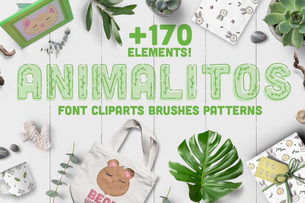 Animalitos BUNDLE! - +170 elements!, an Animal Illustration by Andrea De Oliveira (Photo 1 of 10)