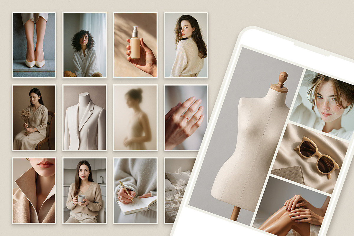Aesthetic Neutral Lifestyle Photos, a Beauty & Fashion Photo by Vasya Kobelev (Photo 6 of 7)