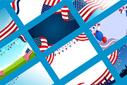 Happy 4th of july, a Decorative Illustration by foxndeer (Thumbnail 2 of 4)