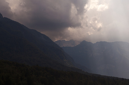 Alps near the town of bohinj, a Nature Photo by Bepslabor
