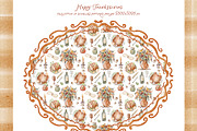 Thanksgiving Watercolor Collection, an Object Graphic by LenArt (Thumbnail 10 of 14)