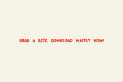 Waffly – A Sweet Handwritten Font, a Handwritten Font by BiancaXavier (Thumbnail 6 of 6)
