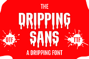 Dripping Sans, a Sans Serif Font by RADesigns21 (Thumbnail 1 of 9)