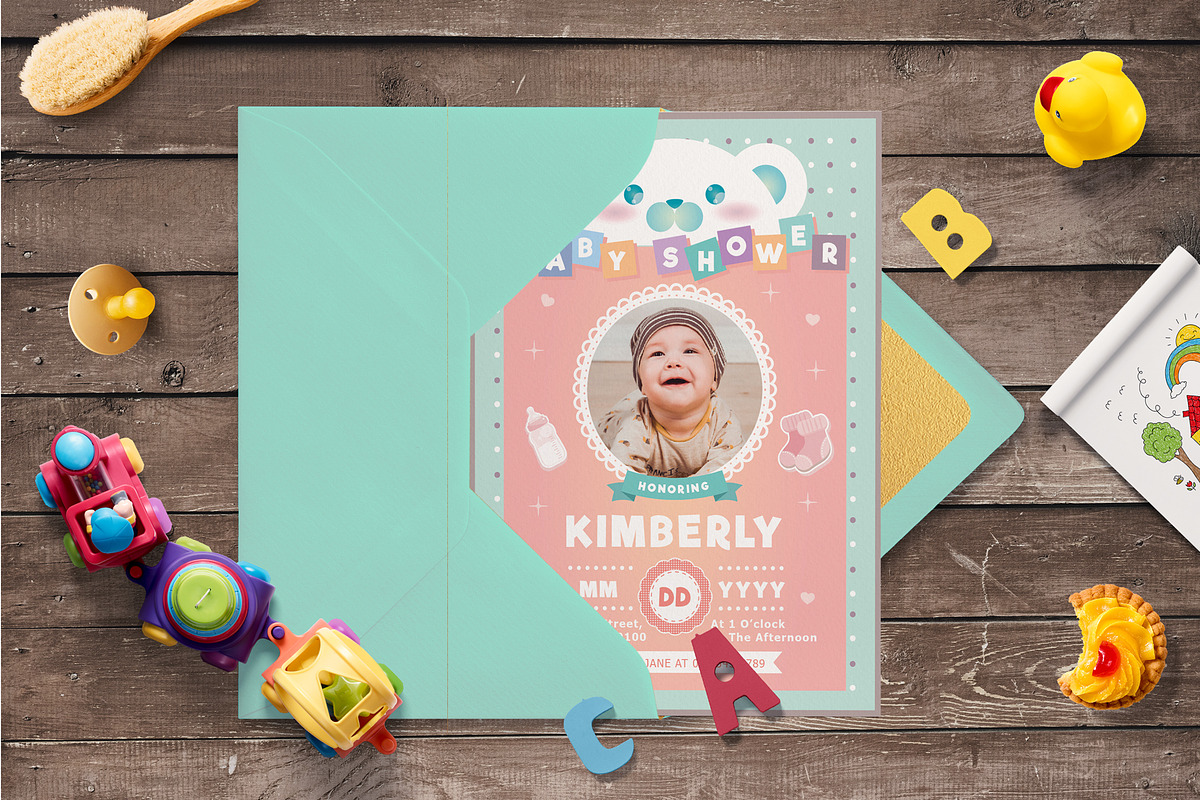 BABY SHOWER INVITATION, an Invitation Template by Totem Invitation House (Photo 3 of 5)
