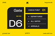 Gadeira, a Sans Serif Font by Fargun Studio (Thumbnail 8 of 15)