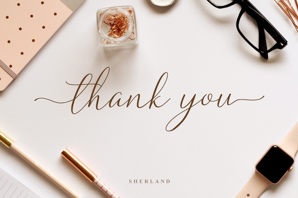 Sharland Luxury Script Font, a Script Font by Heinzel Std (Photo 16 of 16)