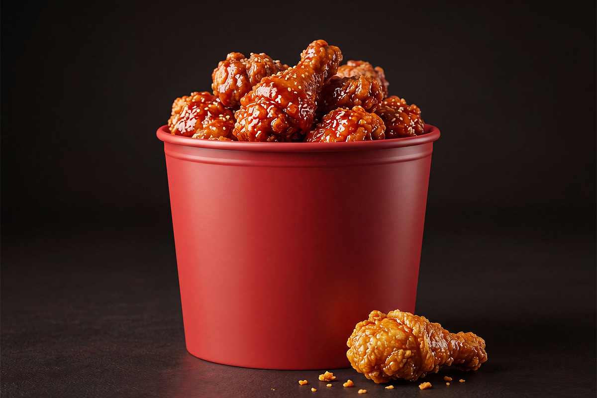 Fried Chicken Bucket Mockup, a Packaging Mockup by graphypix (Photo 3 of 4)