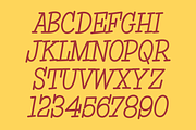 Simple Serif - Hand Lettered Fonts, a Script Font by GG Design (Thumbnail 8 of 16)