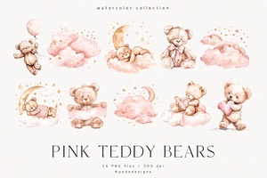 Pink Teddy Bears