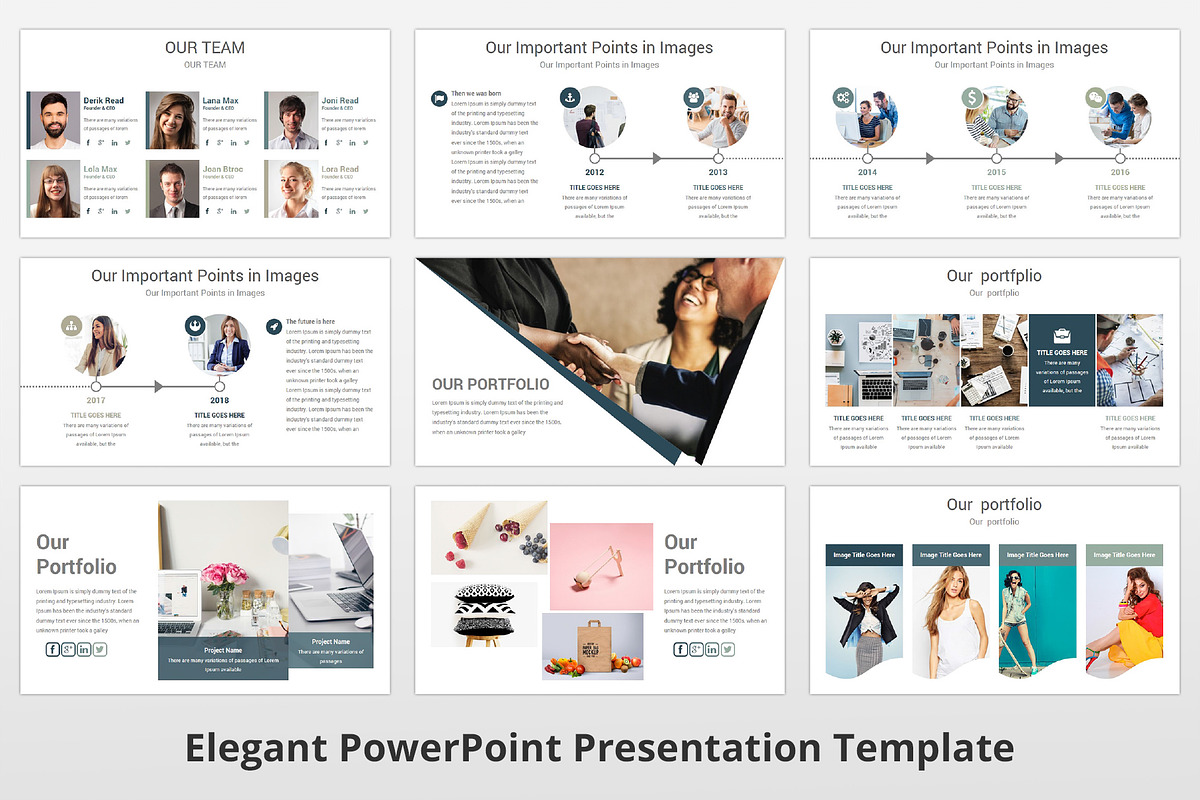 Elegant PowerPoint Template, a Presentation Template by GraphicStan (Photo 8 of 21)
