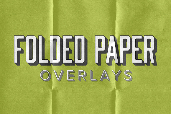 24 Folded Paper Overlays preview 7