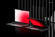 MacBook Air Mockup Set, a Mac Mockup by Renderteam (Thumbnail 5 of 10)