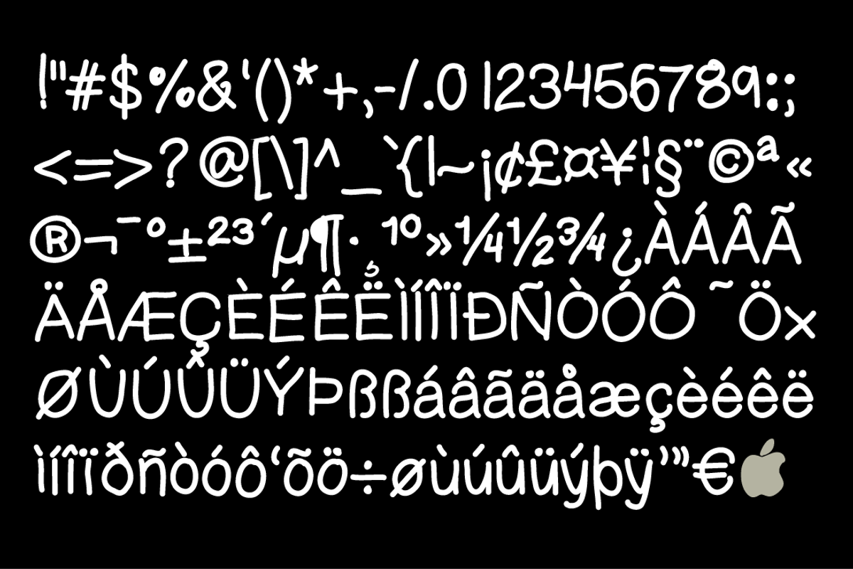 Not Another Handwritten Font, a Handwritten Font by OneTen The Studio (Photo 5 of 5)