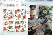 Classic Abstract Christmas patterns, an Animal Illustration by Yuliya Derbisheva (Thumbnail 5 of 9)