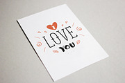 I love you lettering set, a Decorative Illustration by Good Studio (Thumbnail 6 of 6)