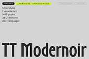 TT Modernoir, a Sans Serif Font by TypeType (Thumbnail 1 of 15)