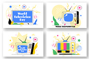 10 World Television Day Illustration, a Technology Illustration by denayunebgt (Thumbnail 2 of 4)