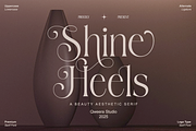 Shine Heels - Elegant Beauty Serif, a Serif Font by Qweera Studio (Thumbnail 1 of 12)