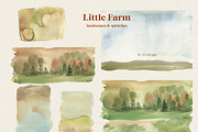 Little Farm Animals Clip Art, an Animal Illustration by whiteheartdesign (Thumbnail 10 of 18)