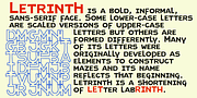 Letrinth, a Handwritten Font by Ingrimayne Type (Thumbnail 3 of 5)