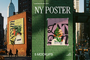 NY Poster Mockup Bundle, an Advertising Mockup by Goodies.Buro (Thumbnail 1 of 6)