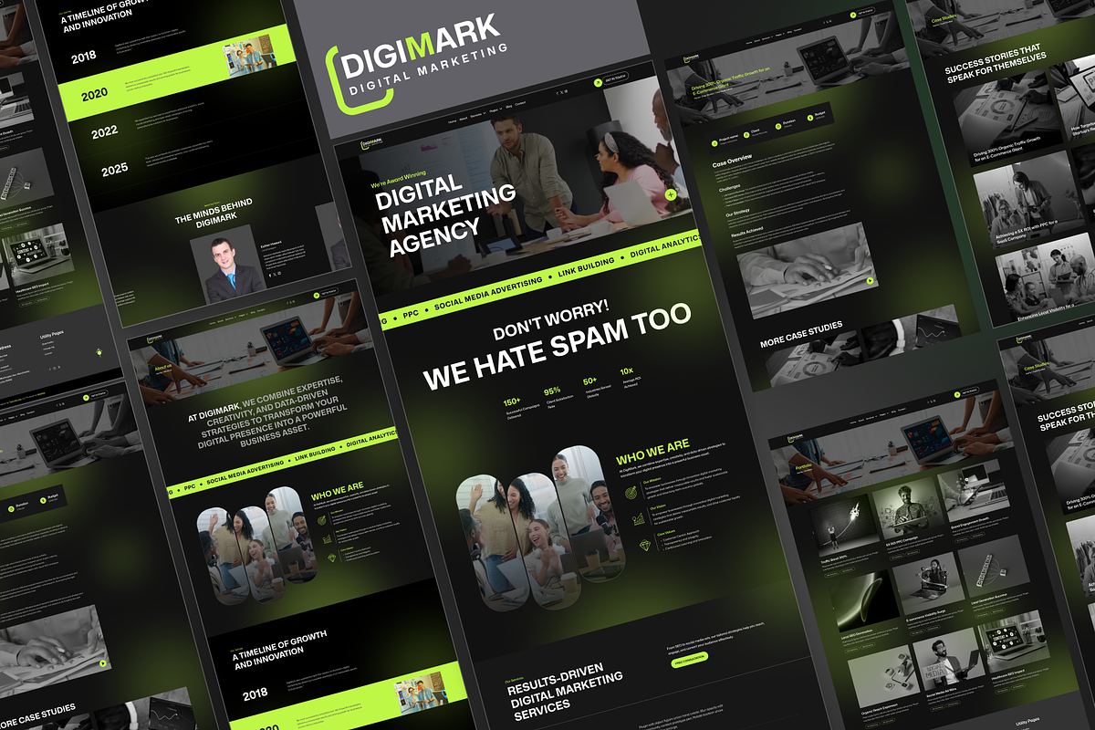 DigiMark, Marketing Website Template, a HTML Template by TNCFlow (Photo 5 of 5)