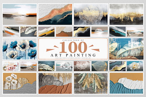 Oil painting wallpaper collection, a Wallpaper Graphic by fei long
