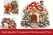 Cozy Christmas Clipart Bundle PNG, a Seasonal Illustration by Ink Gallery (Thumbnail 4 of 8)