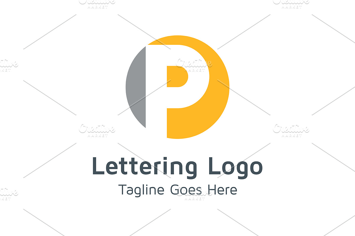 20 Logo Lettering P Template Bundle, a Branding & Logo Template by Acongraphic (Photo 3 of 21)