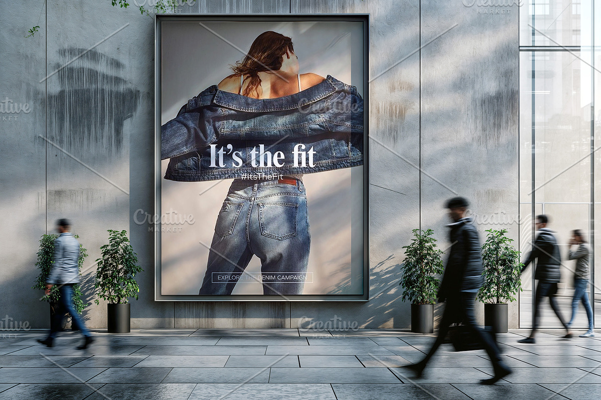 Advertising Wall Poster Mockups, an Advertising Mockup by Dikarte.Store (Photo 9 of 12)