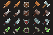 2D Icons - Casual Weapon, an Object Graphic by LAYERLAB (Thumbnail 2 of 10)