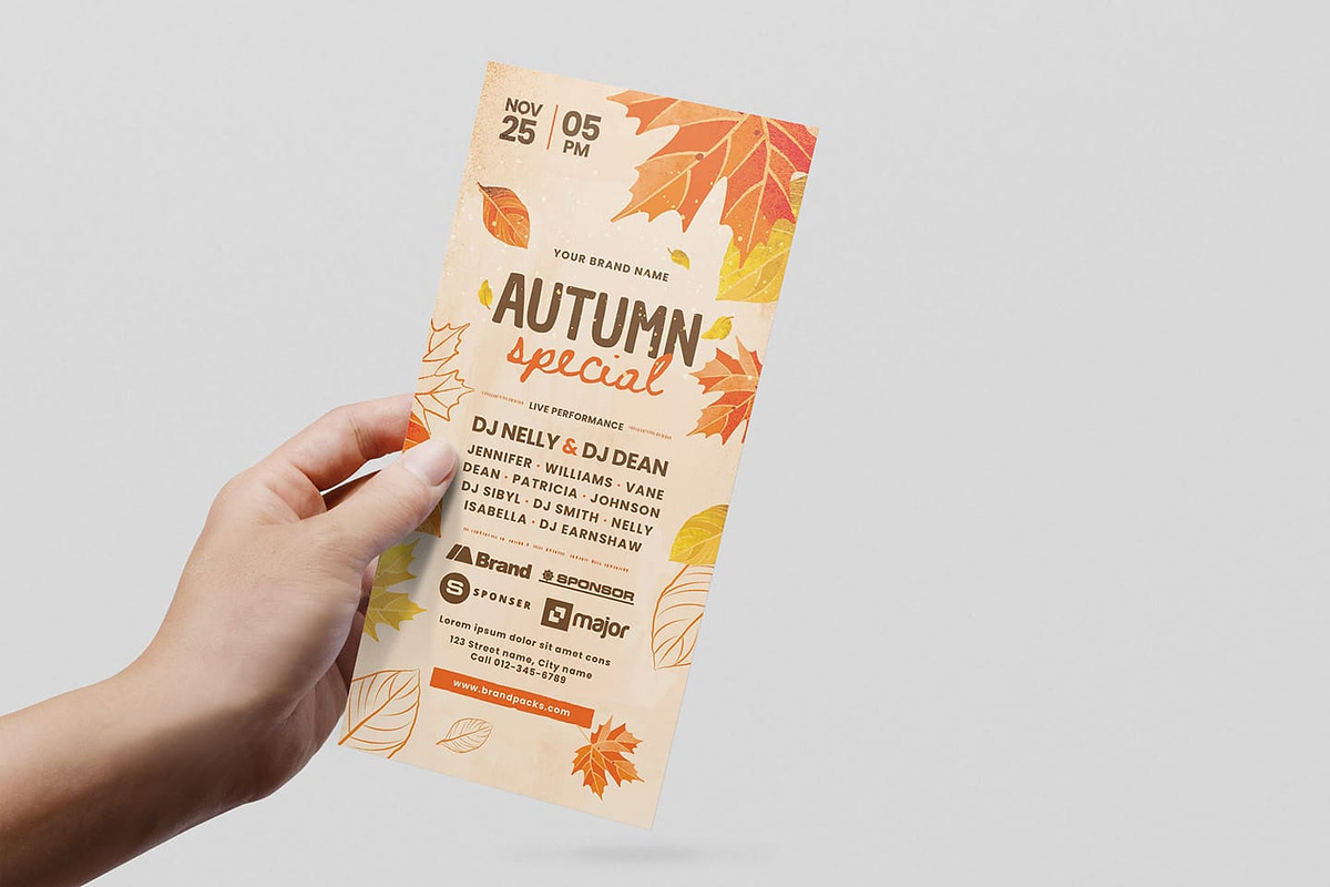 Autumn Fall Flyer Templates, a Flyer Template by BrandPacks (Photo 6 of 7)