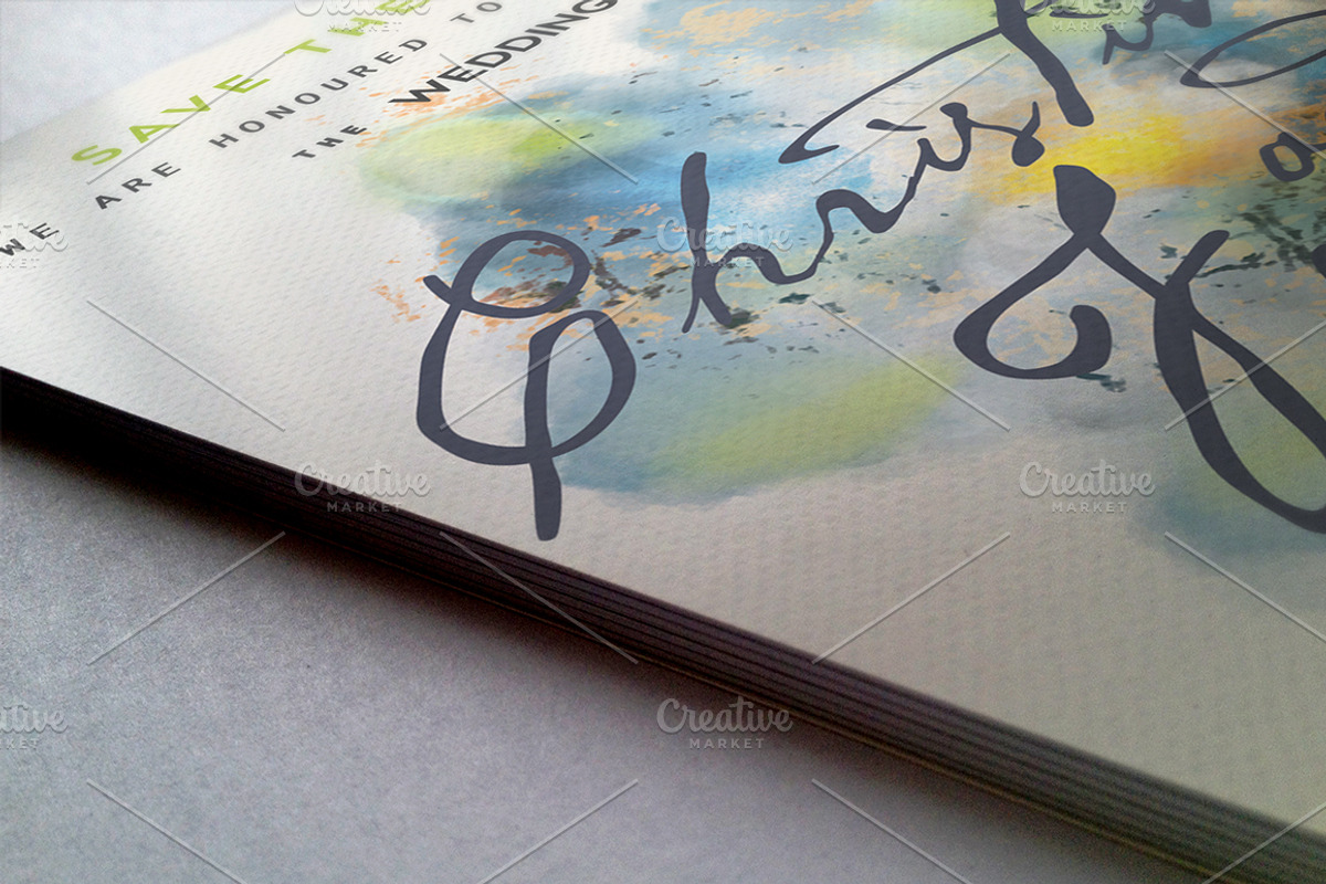 Dreamy Watercolor Wedding Suite III, an Invitation Template by The Wedding Shop (Photo 6 of 10)