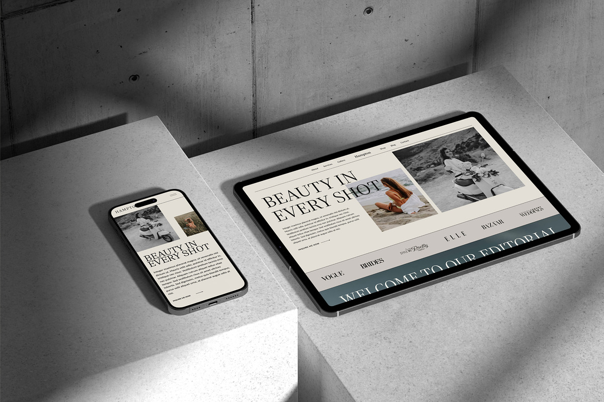 Hampton | Showit Website Template, a Landing Page Template by Lavinia Visuals (Photo 5 of 9)