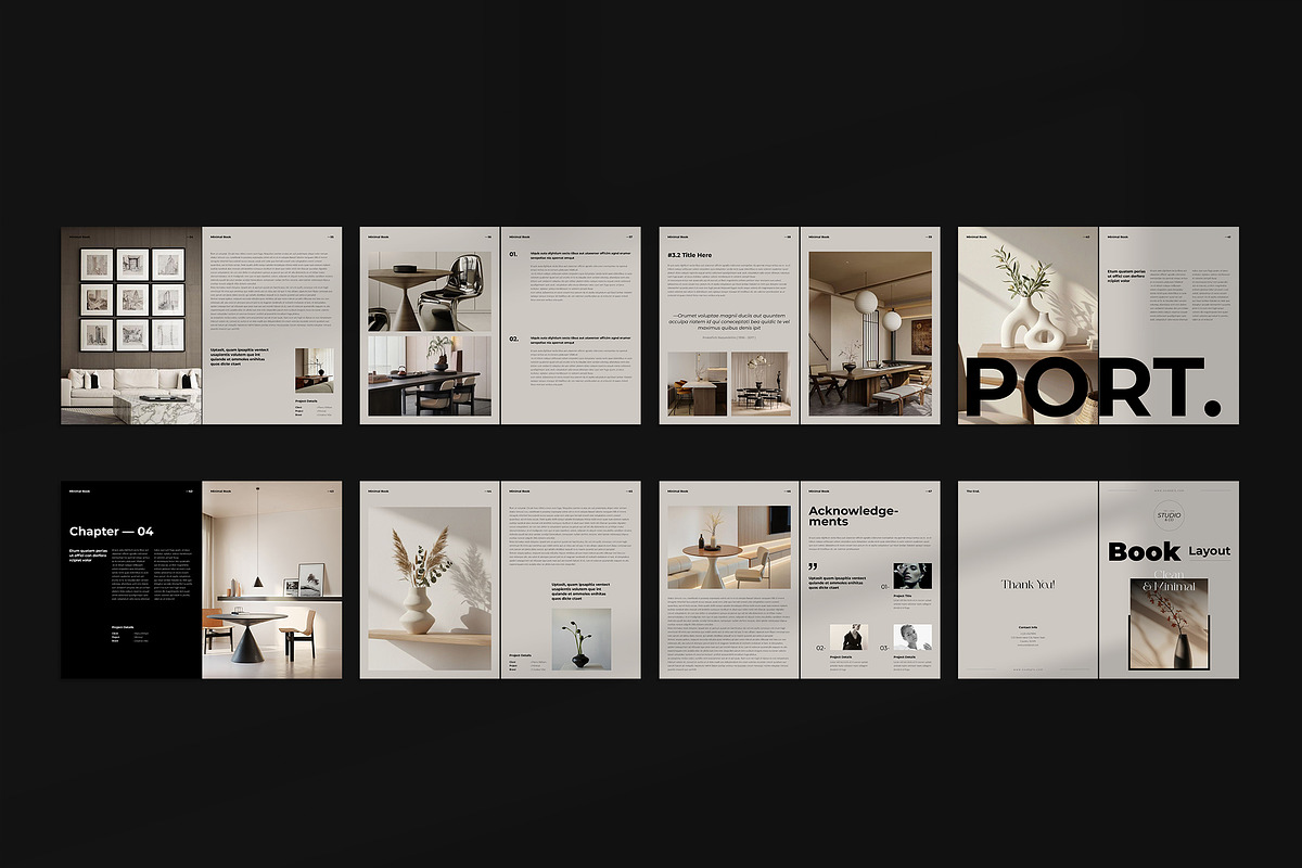 Minimal Editorial Book Layout -Canva, a Magazine Template by TemplateFolio-Shop (Photo 23 of 24)