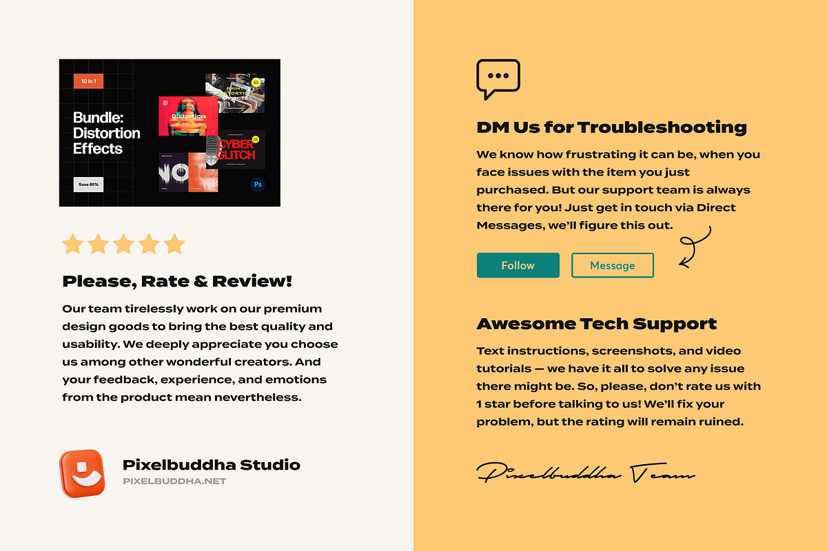 Glitch & Distortion Effects Bundle, a Layer Style Add-On by pixelbuddha.net (Photo 11 of 11)