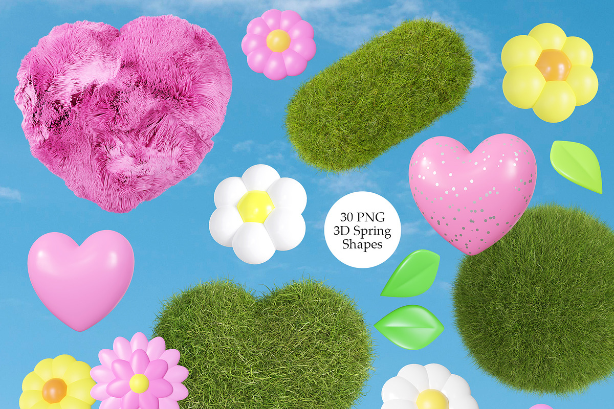 Hello Spring - 3D Lettering Set, a Graphic by LarysaZabrotskaya (Photo 8 of 16)